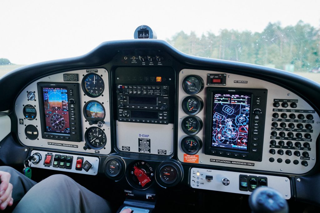 Tecnam P2008 Cockpit